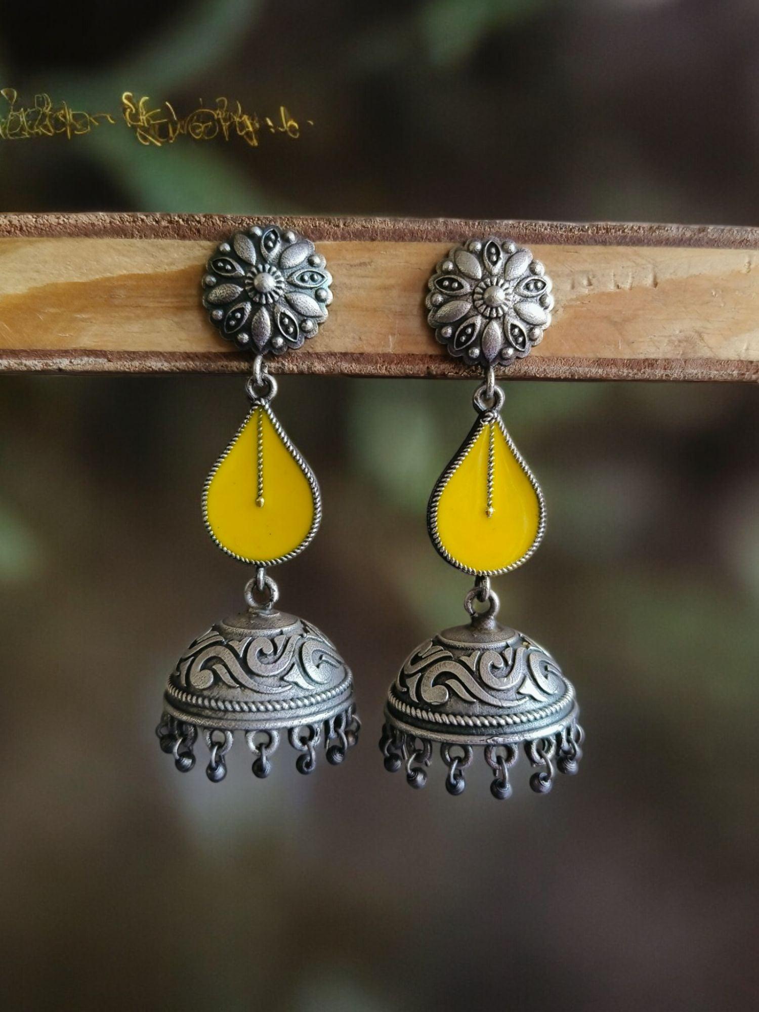 Meenakari Jhumka