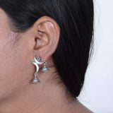 Trendy Half Moon Design Jhumki Earring - Sarichka Fashion