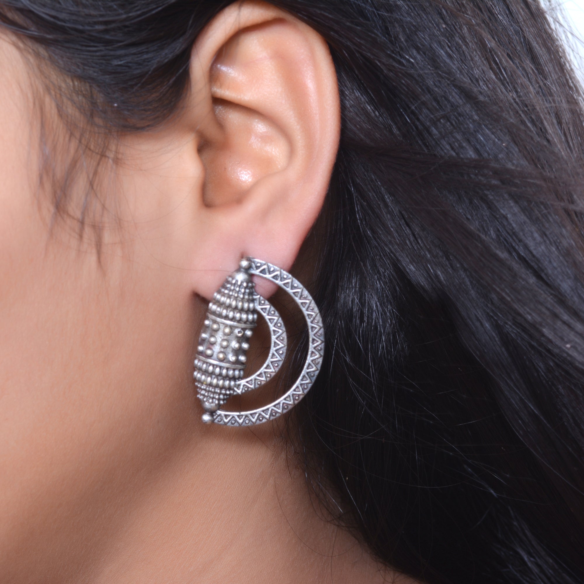 Oxidised Ear Cuffs 