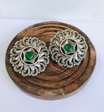 Designer Oxidised Stud | Sarichka