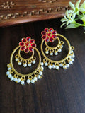 Look Like Chandwali Stud Earring With Pearl | Srichka