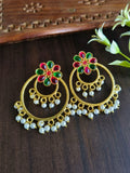 Look Like Chandwali Stud Earring With Pearl | Srichka