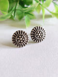 Premium Quality Oxidized Stud Earrings for Daily Wear - Sarichka