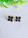 Oxidised Colorful Stone Studs for Daily & Office Wear | Sarichka