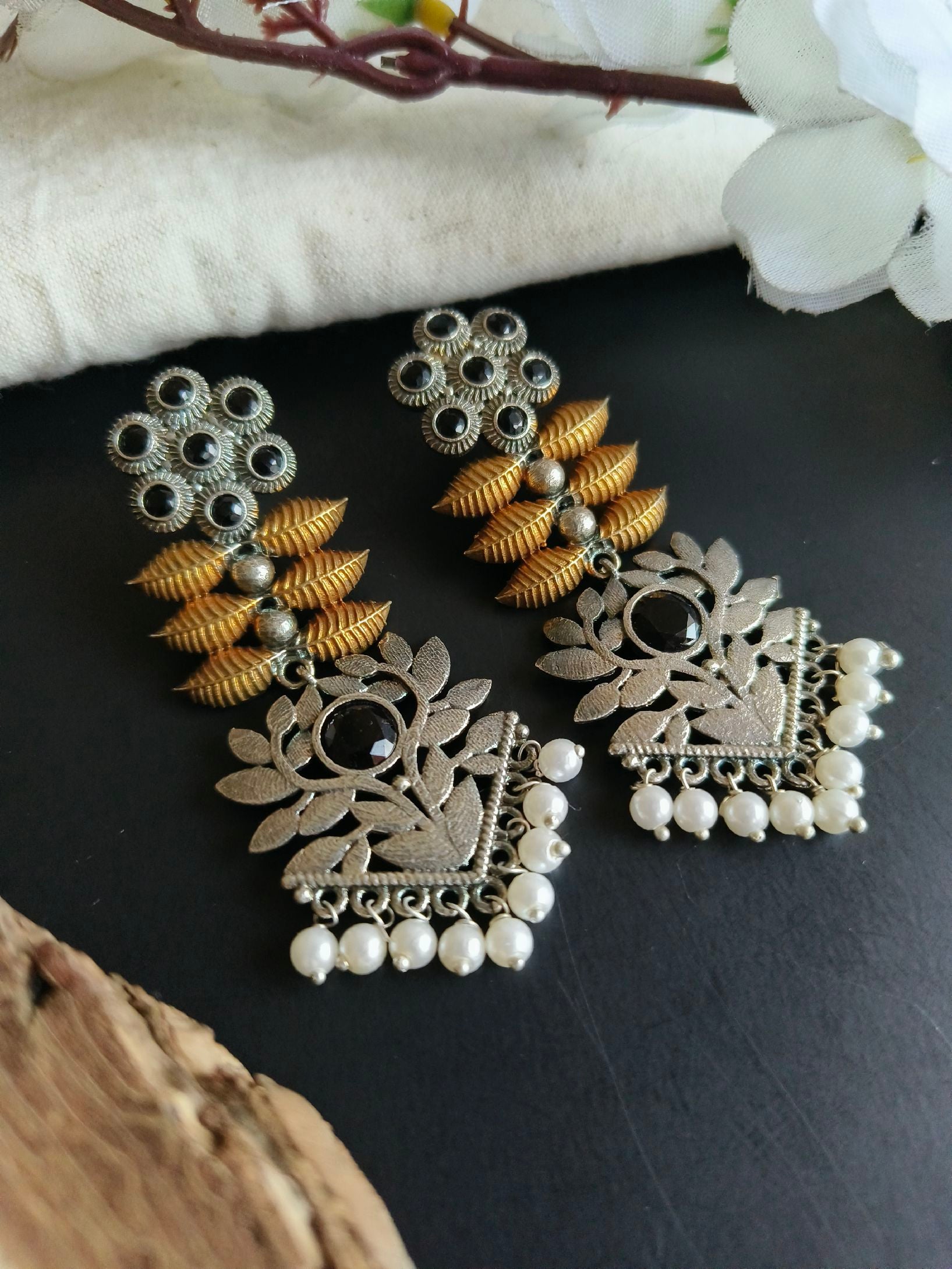 Oxidised Jhumka