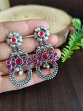 Premium Quality Pearl & Kundan Oxidized Dangler Earrings for Occasions | Sarichka