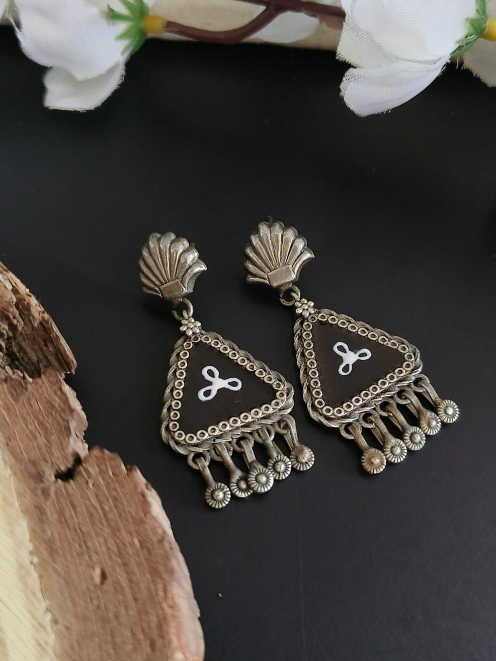 Oxidised Earrings