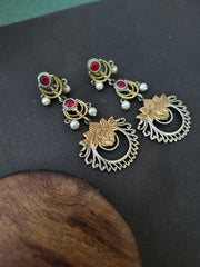 Oxidized Jhumka 