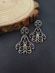 Oxidised Dangler Earrings