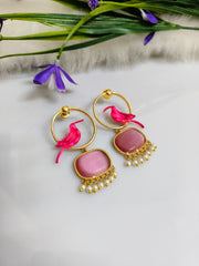 Golden Dangler Earrings 