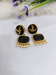 Golden Dangler Earrings 