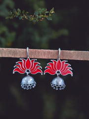 oxidized Jhumka Earrings