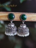 Oxidised Jhumka.