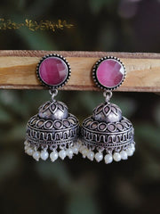 Oxidised Jhumka.