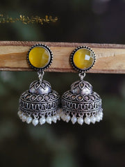 Oxidised Jhumka.