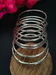 Oxidised Silver Bangles