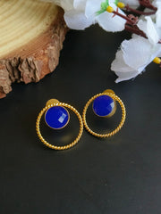 Golden Daily Wear Earrings | Sarichka