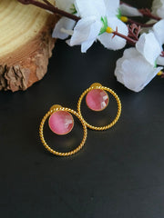 Golden Daily Wear Earrings | Sarichka