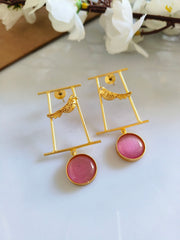 Golden Dangler Earrings