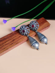 Oxidized Dangler Earrings