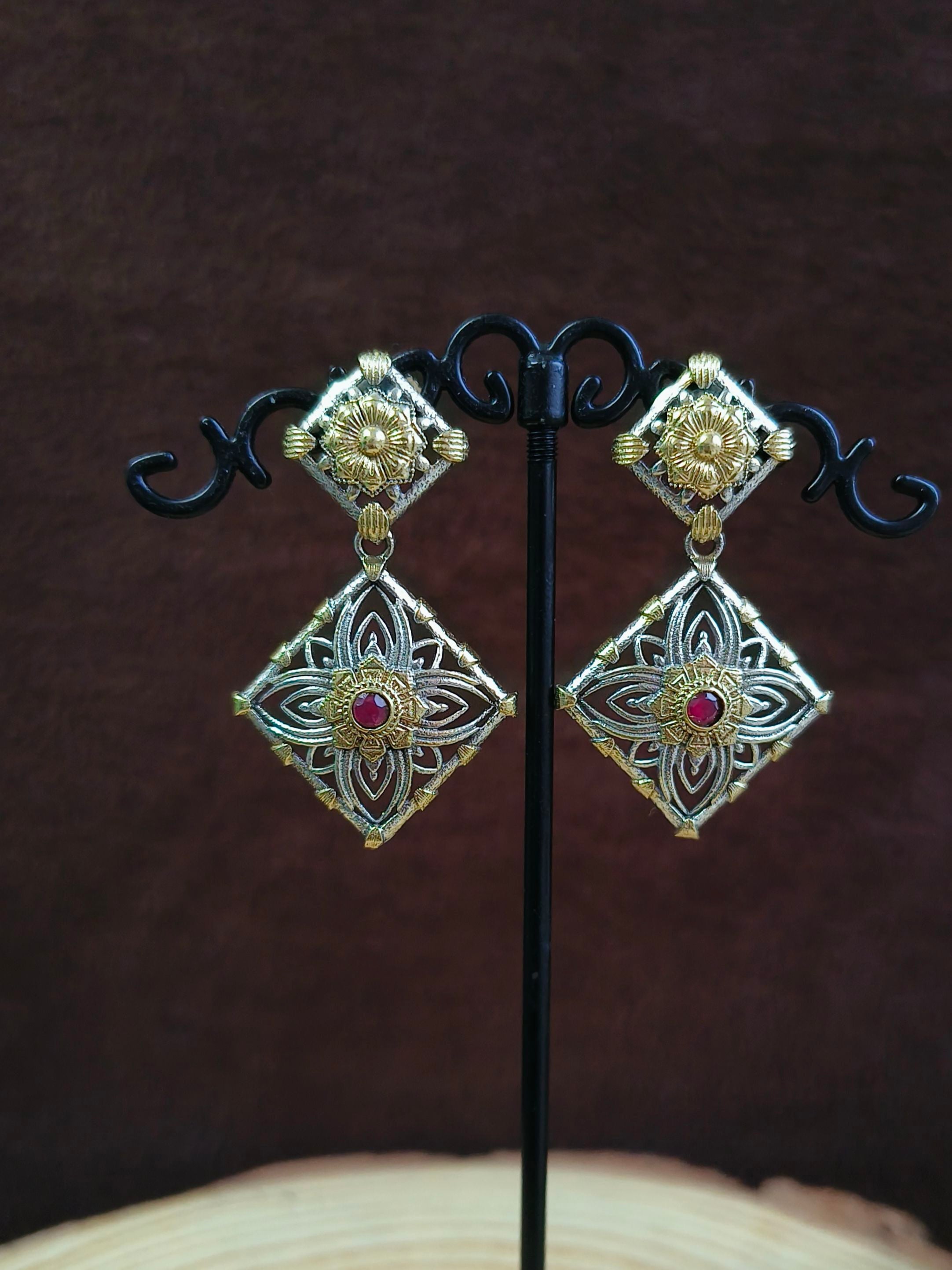 Oxidised Earrings 