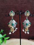 Oxidised Pearl Jhumki