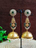 oxidised long jhumka 