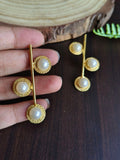 Golden Casual Wear Western Style Stud Earrings | Sarichka