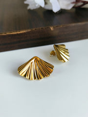 Golden Stud Earrings 