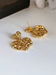 Golden Stud Earrings 