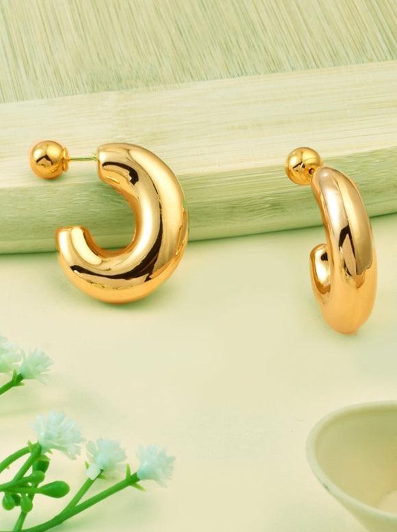 Gold Hoop Earrings