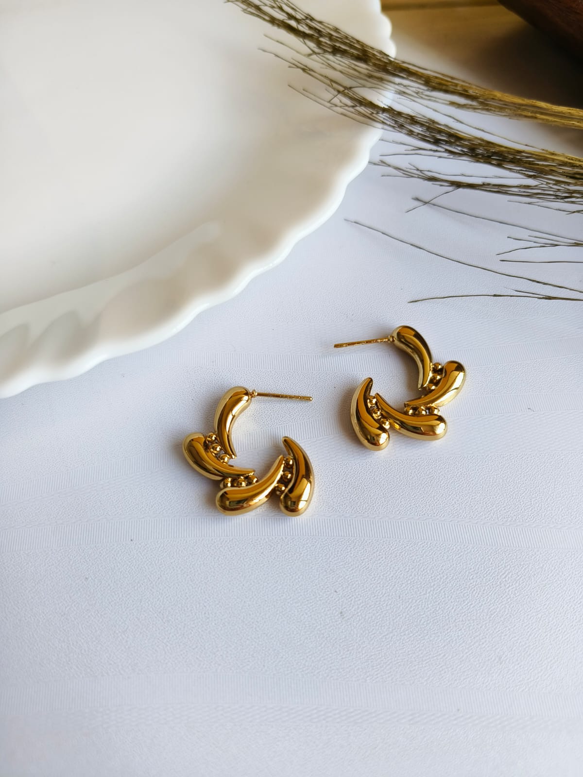 Gold Hoop Earrings