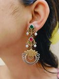 Pearl Oxidized Jhumka | Sarichka