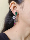 Oxidised Premium Quality Bird Dangler Earrings for Elegant Look | Sarichka