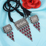 Oxidized Thread Necklace for Navratri Vibes | Sarichka Fashion