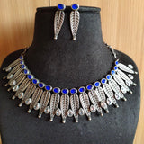 Antique Silver-Toned Elegant Necklace Set | Sarichka Fashion