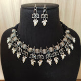 Oxidised Motif Necklace for Navratri Glam | Sarichka Fashion