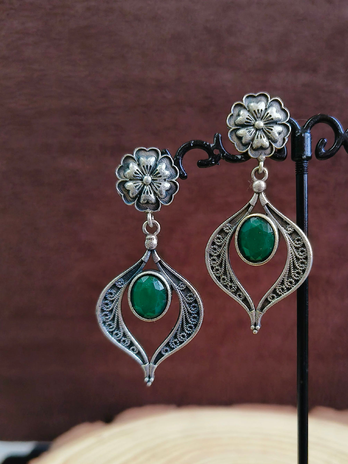 Oxidized Dangler Earrings | Sarichka