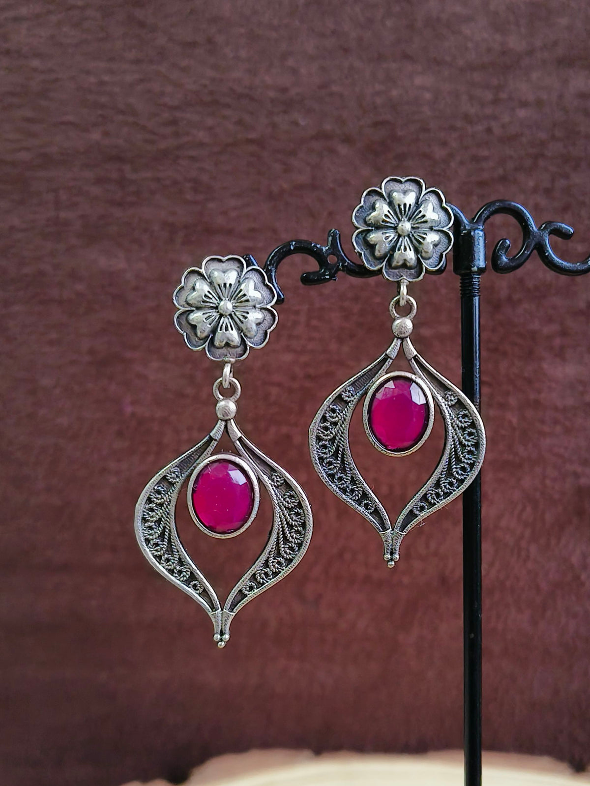 Oxidized Dangler Earrings | Sarichka