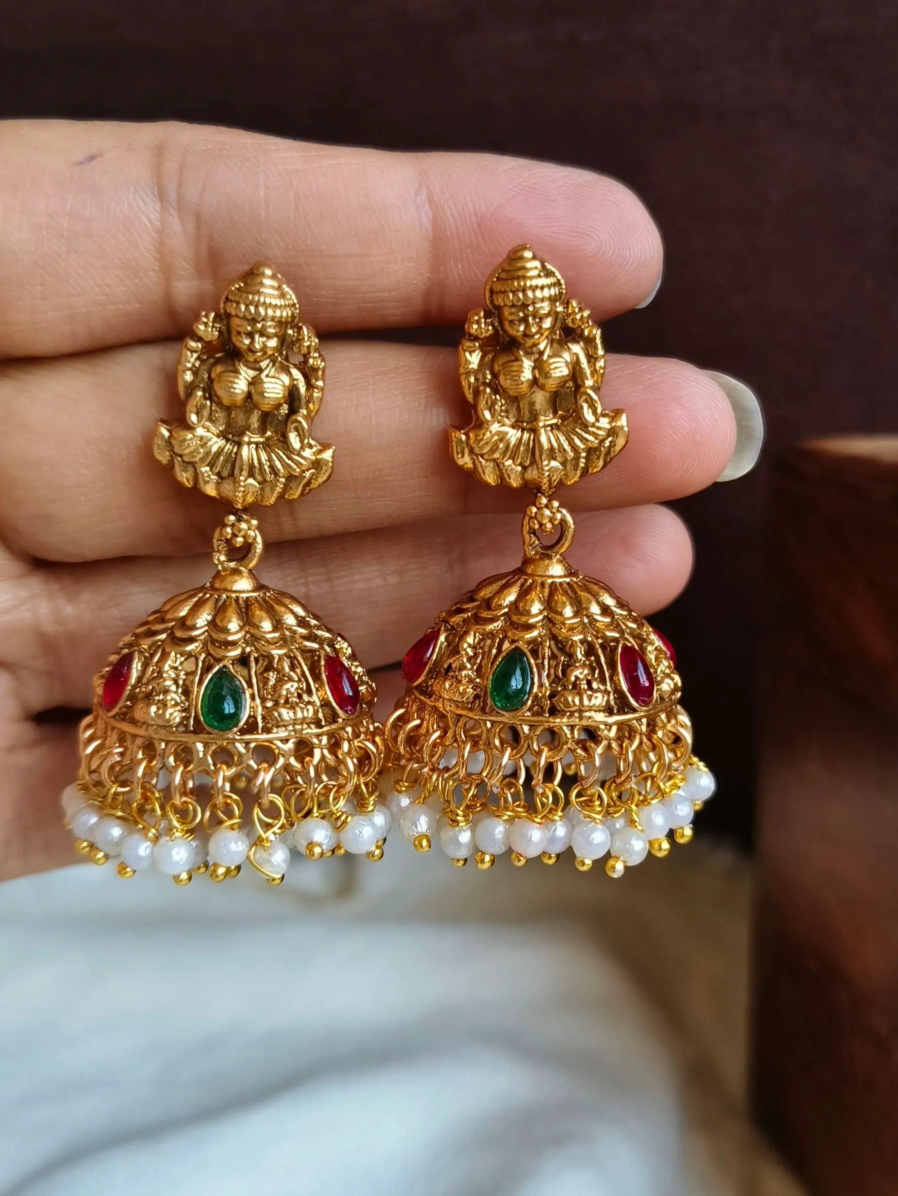 Royal South Indian Gold Wedding Necklace Set | Sarichka