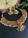 Royal South Indian Gold Wedding Necklace Set | Sarichka