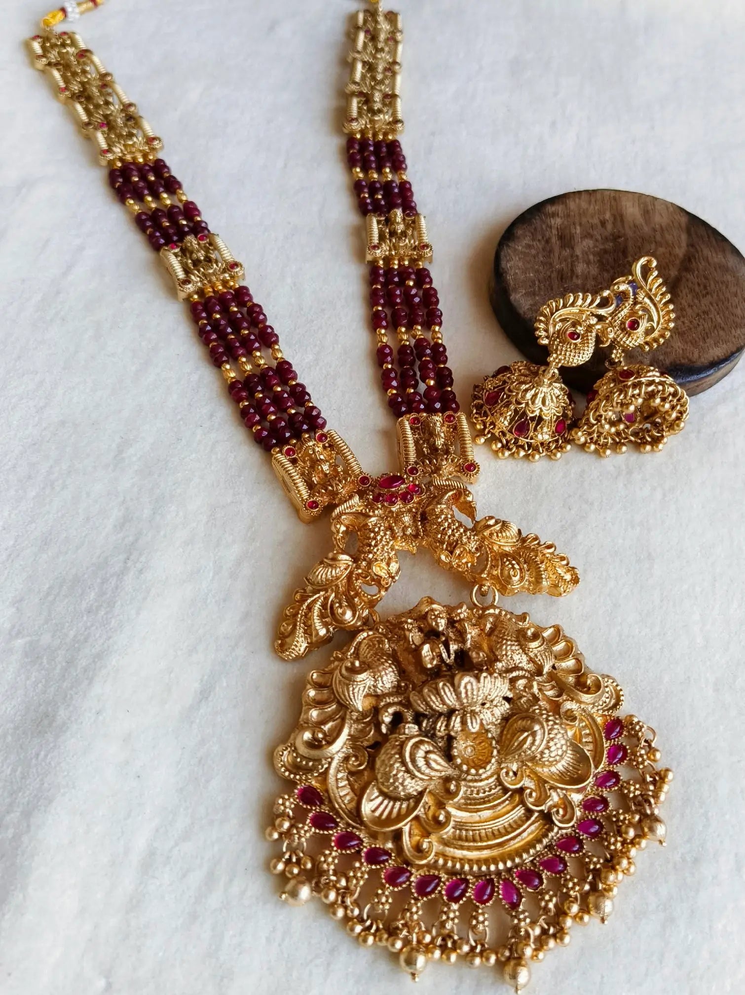 South Indian Golden Rani Haar Set | Sarichka