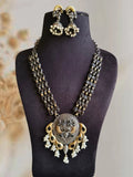 🔸Dual-Tone Long Necklace Set Delight Elegance | Sarichka Fashion
