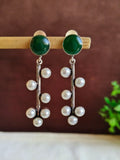 Premium Monalisa Oxidised Danglers with Stone Spark | Sarichka Fashion