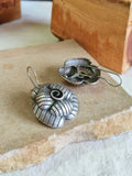 925 Silver Plated Flower Hook Earrings | Sarichka