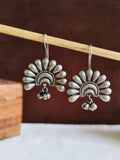 Classic Oxidised Silver Hook Earrings | Sarichka