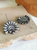 Classic Oxidised Silver Hook Earrings | Sarichka