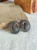 Oxidised Carry Hook Earrings  | Sarichka