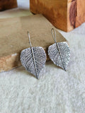 Oxidised Pan Shape Hook Earrings | Sarichka
