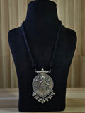 Oxidised Ethnic hread Pendant Set  | Sarichka